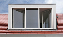 Synthetic frames, dormer windows, cladding