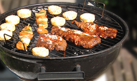 Barbecues, grills, iron objects